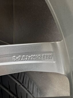 Kovaná kola Audi 20” se zánovními letními pneu 255/35/20 - 12