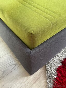 Prodám rohovou postel Blanář – textil, 212 × 120 × 80 cm - 12