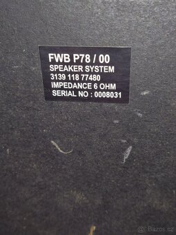 Věž PHILIPS FV 850C / 22 a FVB P78 - 12