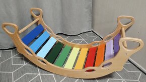 Dětská Montessori houpačka celobuková - 12
