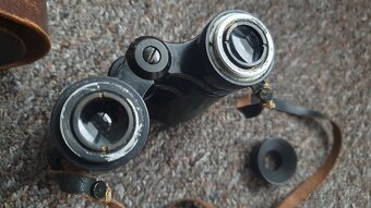 Starožitný dalekohled -kukatko + pouzdro, dalekohled  6x40 - 12