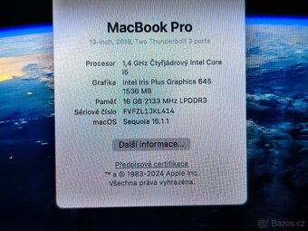 APPLE MacBook Pro 2019 13,3" retina,Intel-Core i5,touchbar, - 12