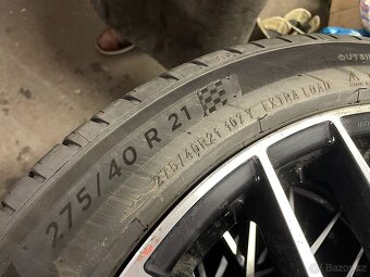21" sada: 4x letní pneu MICHELIN, 4x senzory tlaku, 4x disk - 12