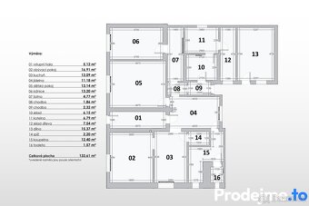 Prodej rodinného domu 3+1, 134 m2 - Hrádek, ev.č. 100003 - 12