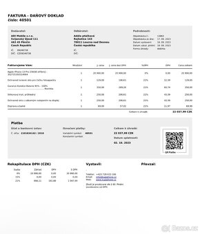 IPhone 13 Pro 256gb stříbrná - 12