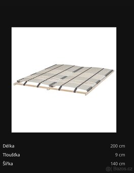 Postel 140x200 komplet - matrace Pro spanek - 12