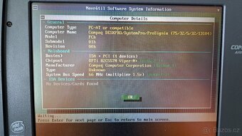 Historický notebook Compaq Armada 1120 - Pentium 100MHz - 12