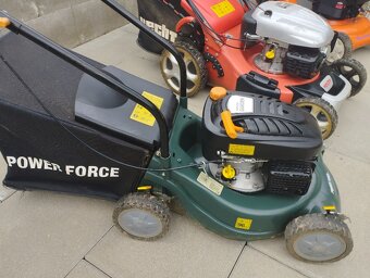 Prodám 3 rotační sekačky Husqvarna,Hecht, Power Force GARDEN - 12