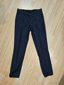 Značkový oblek modré barvy (taneční, maturita) vel. 182/48 - 12