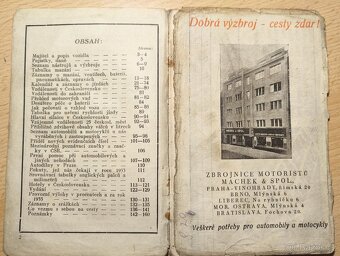 Staré motoristické brožurky, 1. pol. 20 století - 12