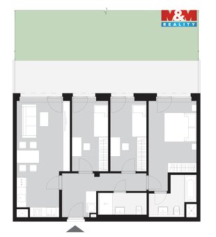 Prodej bytu 4+kk, 227 m², Kladno, ul. Ke křížku - 12