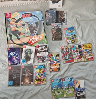 NINTENDO SBÍRKA (3DS, 2DS, SWITCH, LIMITOVANÉ KONZOLE, HRY) - 12