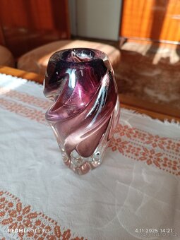 Hutní lité sklo retro - 12