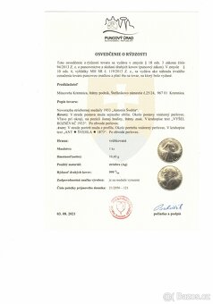 Kompletní sada Švehla 2021 - 2x zlato + 1x stříbro - 12