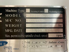 cnc soustruh smec Samsung PL2000SY - 12