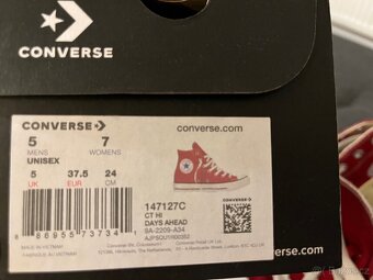 Nové Converse unisex 37.5, 24cm - 12
