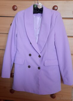 Shein fialkové sako - 12