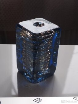 Váza Hutní sklo-František Vízner Škrdlovice vzor 6860/18 - 12