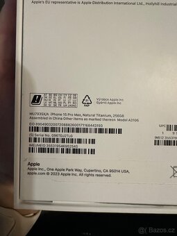 Prodám - iPhone 15 Pro Max 256 GB, plně funkční - 12