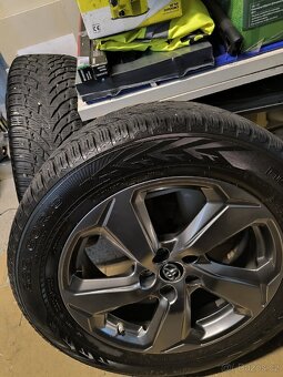 ALU kola Toyota RAV4 5x114,3 R18, Originál, zim pneu6mm+TPMS - 12