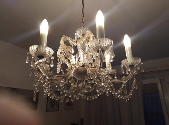 Křišťálový lustr, 6.ramenný (Český křišťál) - 12