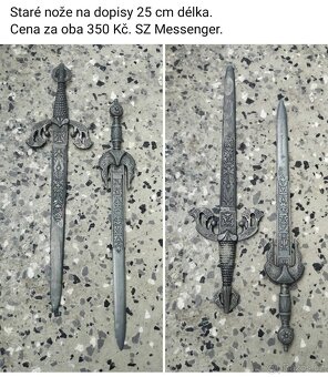 Starožitné a staré doplňky viz fota. Ceny viz fota. - 12