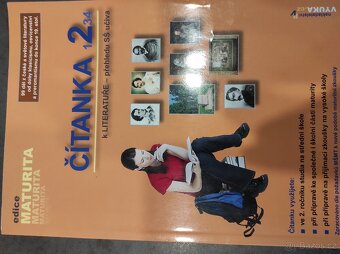 Učebnice literatura,tabulky,čítanky,angličtina,biologie - 12