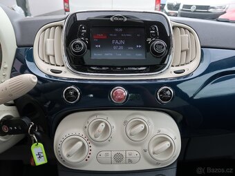 Fiat 500 1.2i,51kW,NovéČR,Klima,2xkola,tempomat - 12