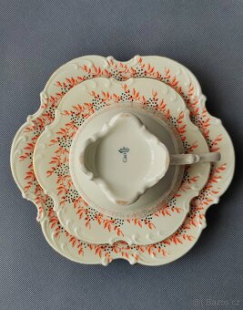 Úžasná čajová sada August Schweig Weisswasser (1932-1939) - 12