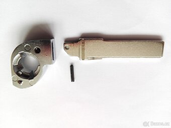 Klíč Volkswagen Škoda Seat.  Klíč s planžetou HU66 a logem, - 12