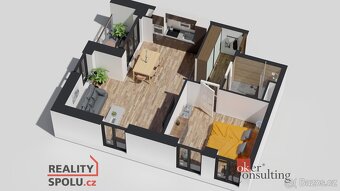 Prodej, byty/2+kk, 53.73 m2, Československé armády 309/101,  - 12