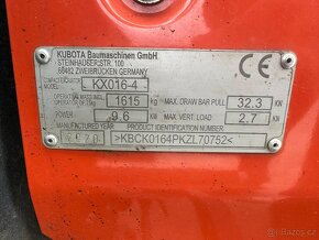 Kubota kx016-4 - 12