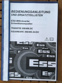 Ess Squarearc 306 TIG svářečka ACDC 300A Rehm Fronius Merkle - 12