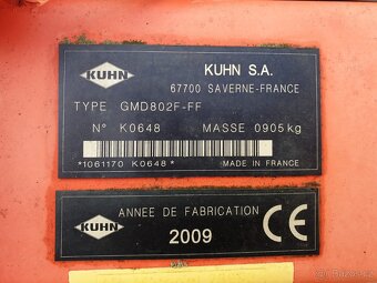 2009 3,2m Čelní disková sekačka KUHN GMD802F - 12