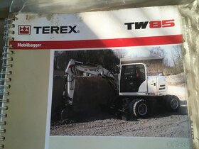 Kolový bagr TEREX TW85 kolesové rypadlo + POWERTILT - 12