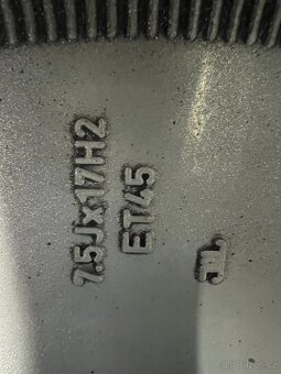 AUDI KOLA 5x112 7.5Jx17H2 VČETNĚ ZIMNÍCH PNEU 225/50R17 H XL - 12