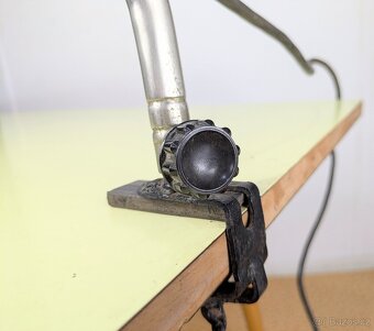 Industriální bakelitová stolní lampa Elektrosvit - 12