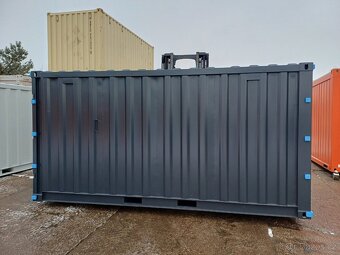 Nový 15´ skladový kontejner, barva RAL 7016 a RAL 7035 - 12