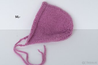 Čepičky na newborn focení - 12