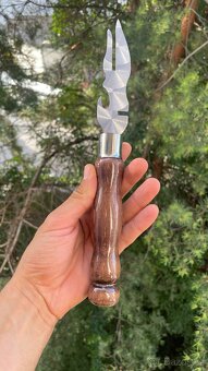 Sada špízů v pouzdře s vidličkou a dvojitými špízy - 12