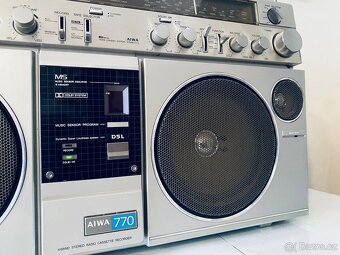 Radiomagnetofon/ghettoblaster Aiwa CS 770, rok 1981 - 12