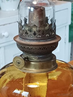 STAROŽITNÁ ART DECO PETROLEJKA GAUDARD, 20.–30. LÉTA - 12