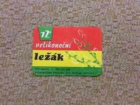 Pivní etikety - staré ležáky různých většinou zaniklých pivo - 12