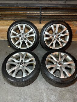 ALU Kola ŠKODA 5x112 R17 TRIFID Zimní Pneu 225/45/17 - 12