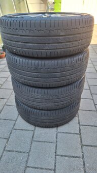 Alu kola Nissan 18" 5x114,3 letní pneu 215/55 R18 4mm - 12