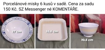 Porcelán viz fota. Ceny viz fota. - 12
