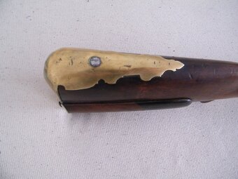 Rakouská křesadlová kulovnice, "štuc" kolem roku 1760 - 12