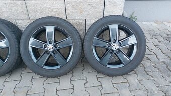 Alu kola 5x112 r16 Star originál Škoda Octavia III - 12