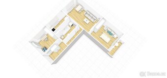 Byt 3+1 (69 m²)garaž. Lesná před rekonstrukcí - 12