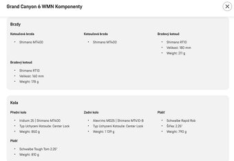 Grand Canyon 6 WMN, Záruka 7/29, Najeto 15km - 12